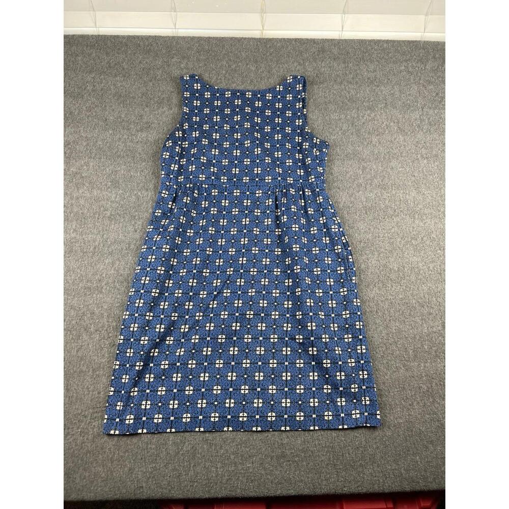 Joe Fresh Blue White Design Dress Womens Sz 10